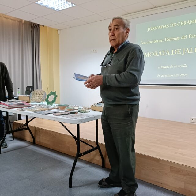 Fernando Malo en las II Jornadas de Cerámica de Morata de Jalón